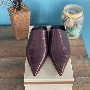 Marni Leather Mule - Burgundy 40.5IT